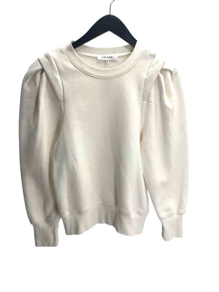 Frame Size XS White Sweatshirt