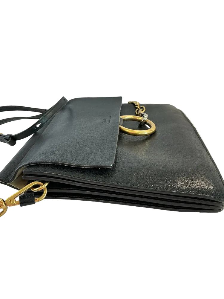 Chloe Black Faye Handbags