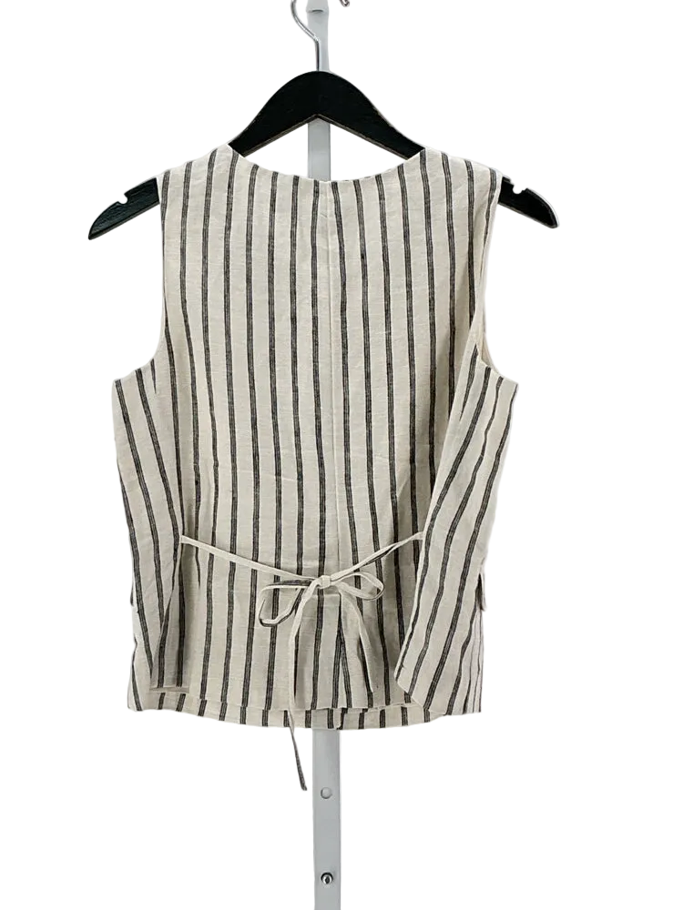 Jcrew Size 4 Black & Cream Vest
