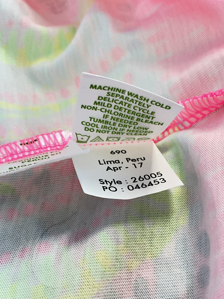 Lilly Pulitzer Size M Blue Multi Dress
