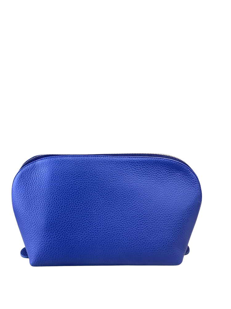 Cuyana Blue Cosmetic Pouch
