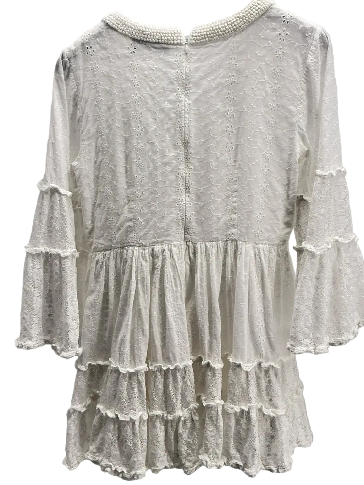 ALEXIS Size M White Norwa Dress