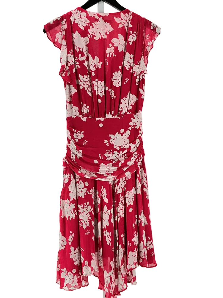 All Saints Size 6 Red & White Dress