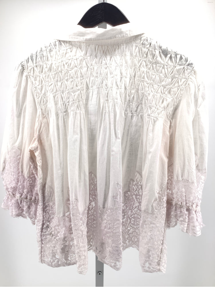 by anthropologie Size M White Shirt