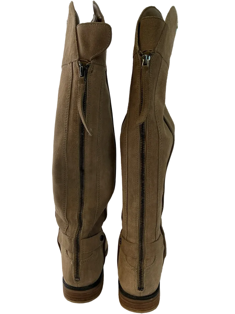 Franco Sarto Shoe Size 8 Tan Boots