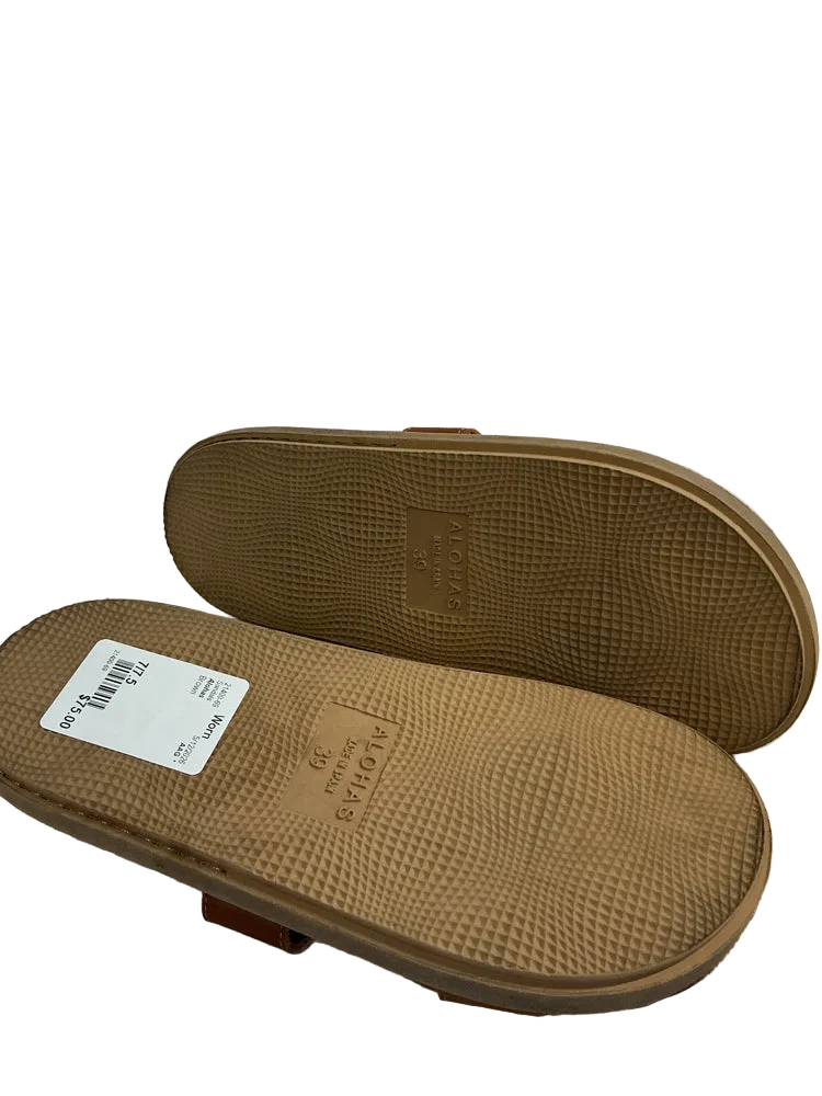 Alohas Shoe Size 7/7.5 Brown Sandals