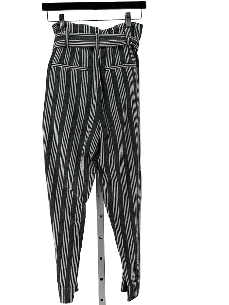 Madewell Size XS Navy & white Pants