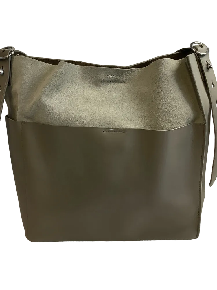 All Saints TAUPE/GRAY Maya Handbags