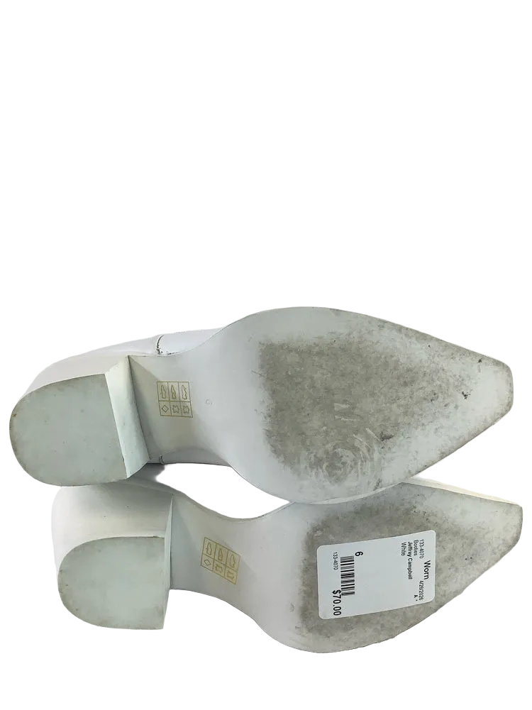 Jeffrey Campbell Shoe Size 6 White Booties