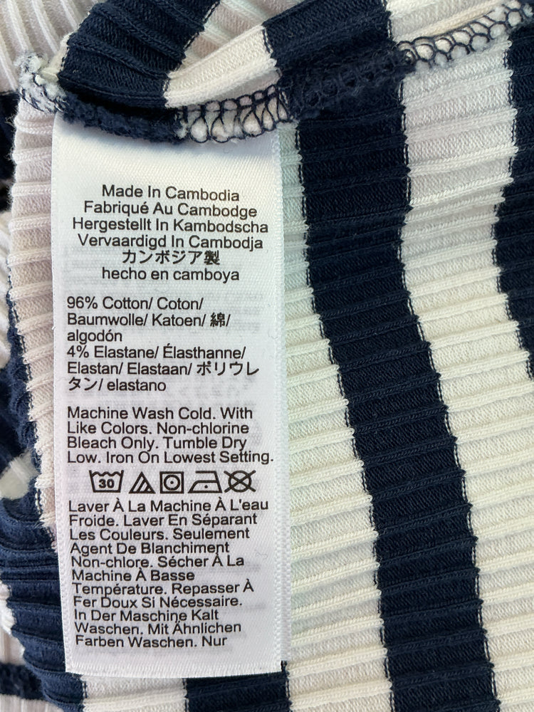 Jcrew Size XS Navy & white Dress