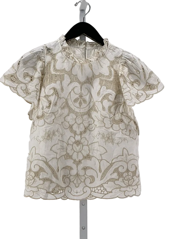 by anthropologie Size XXS Cream Shirt