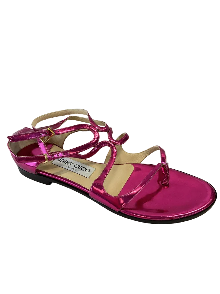 Jimmy Choo Shoe Size 6.5 Pink Sandals