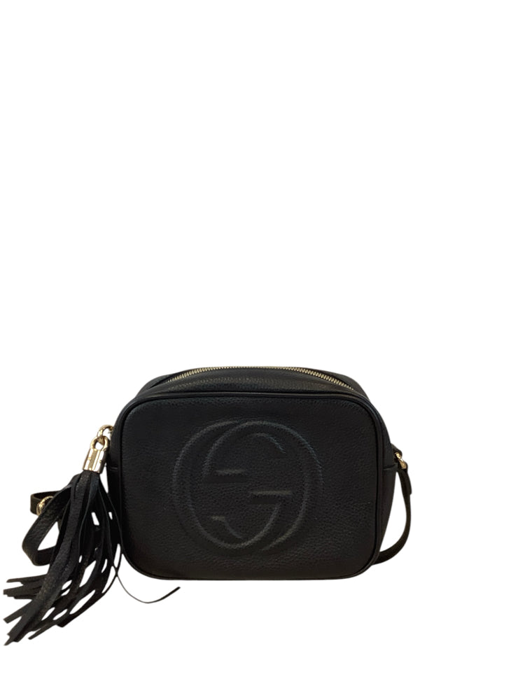 Gucci Black Soho Disco Handbags