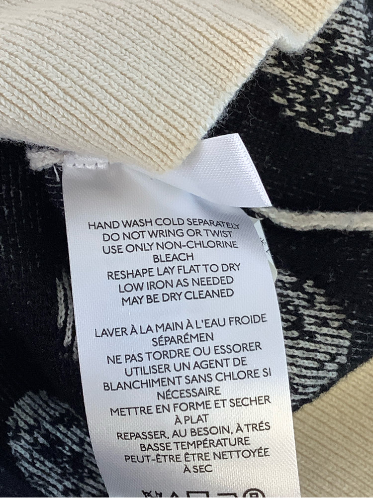 Maeve Size M Cream & Black Tank Top