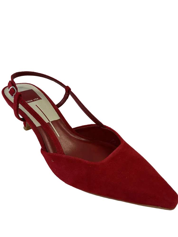 Dolce Vita Shoe Size 8 Red Kitten Heel