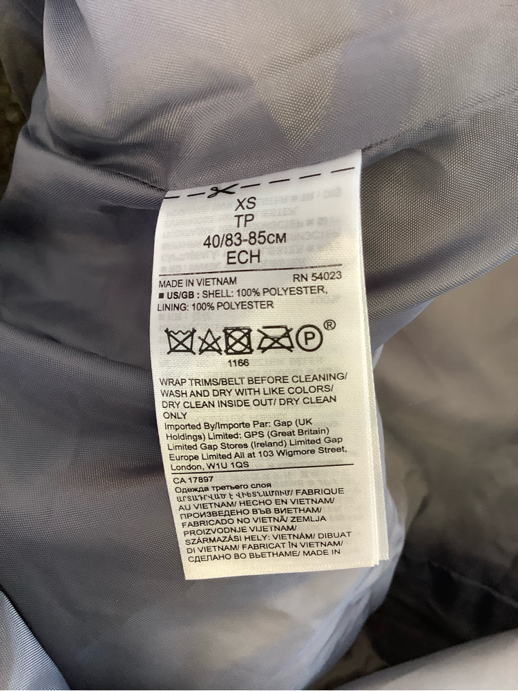Banana Republic Size XS Cream Coat