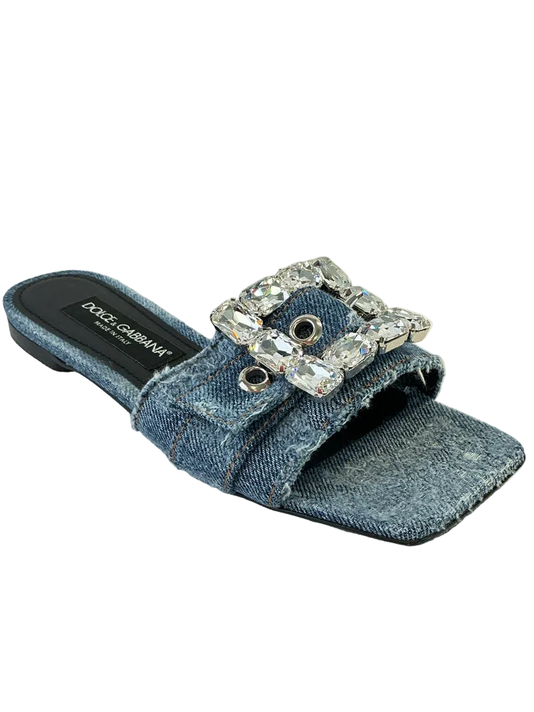 Dolce & Gabbana Shoe Size 6.5 Blue Sandals