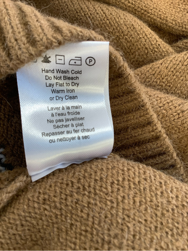 Audele Size XS Brown & Black Cardigan