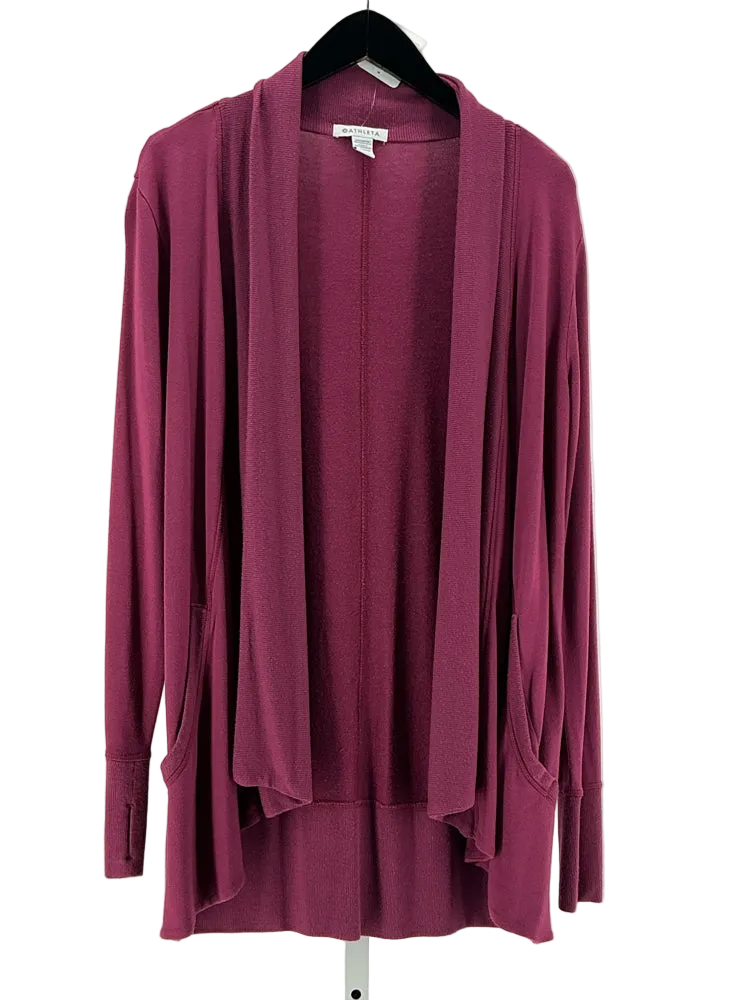 Athleta Size M Pink Cardigan