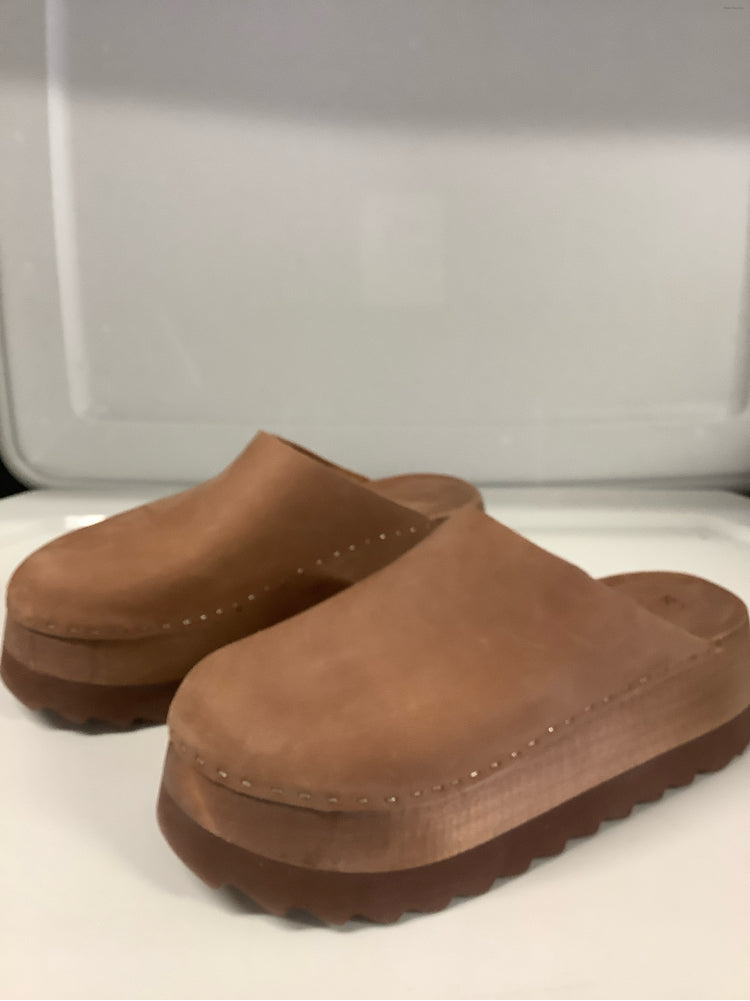BRYR Shoe Size 9 Brown Chonk Clogs
