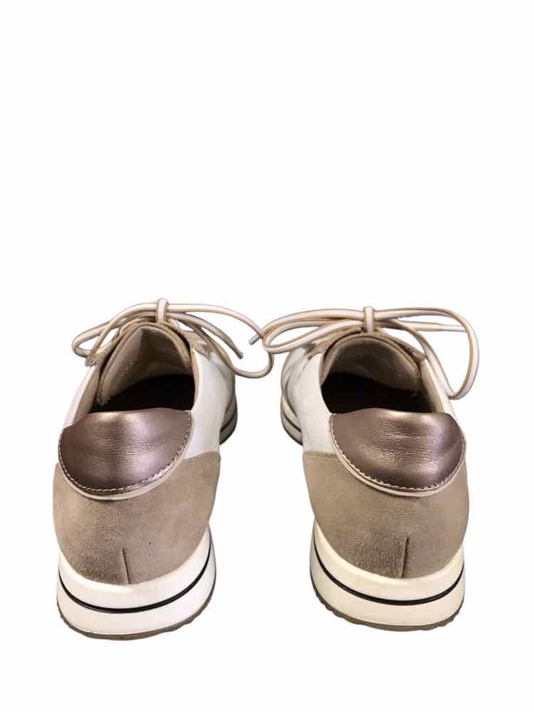 Mephisto Shoe Size 7.5 Tan & White Sneakers