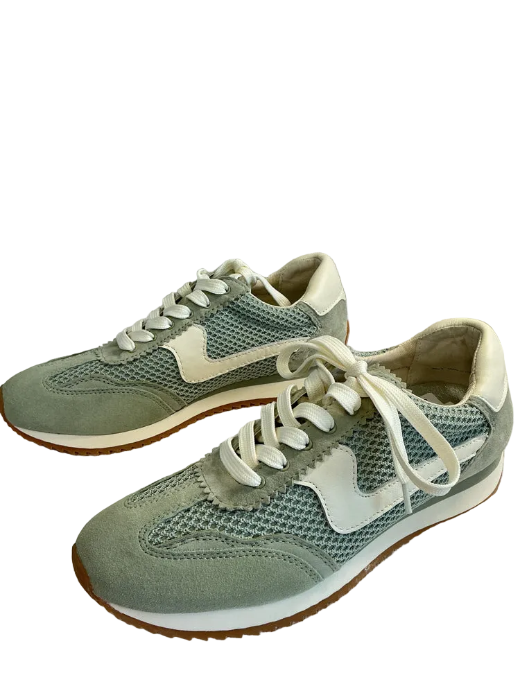 Dolce Vita Shoe Size 9 Green & White Sneakers