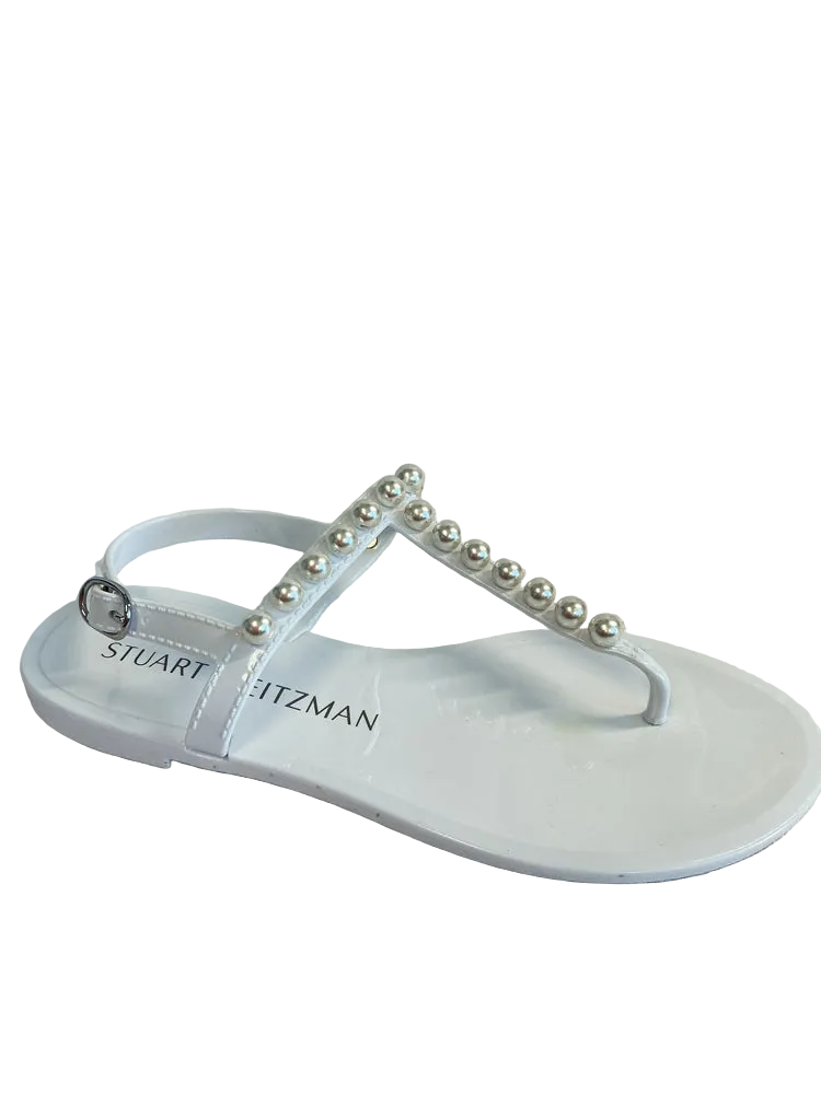 Stuart Weitzman Shoe Size 6 White Sandals