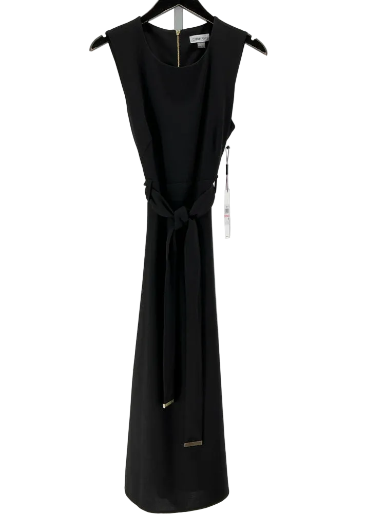 Calvin Klein Size 10 Black Dress