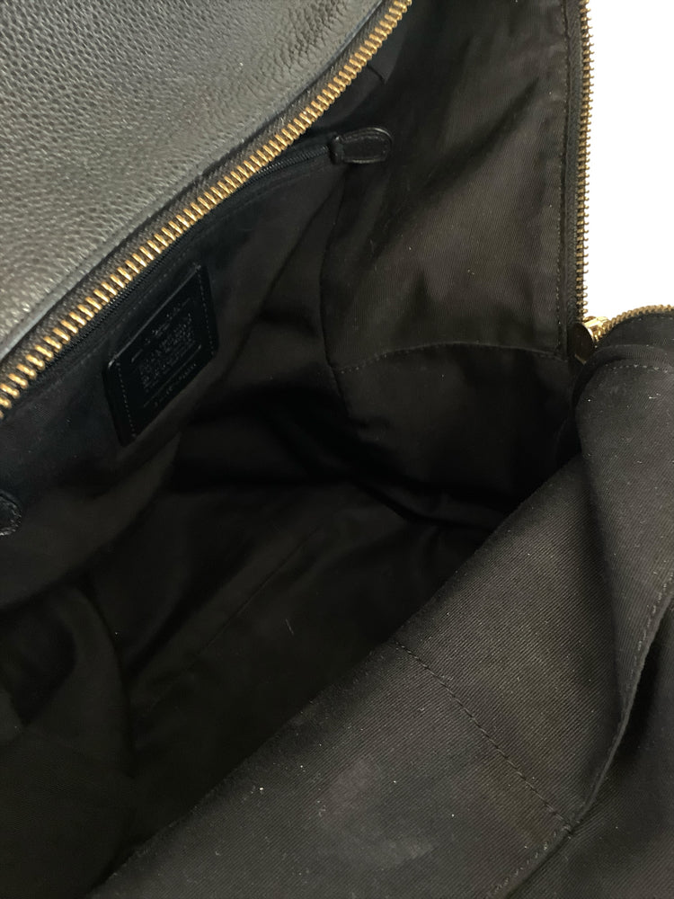 Coach Black Backpack