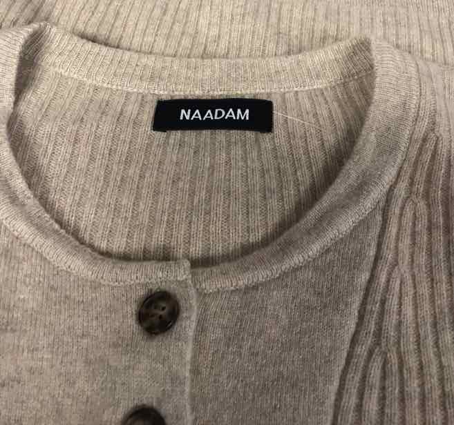 NAADAM Size L Tan Sweater