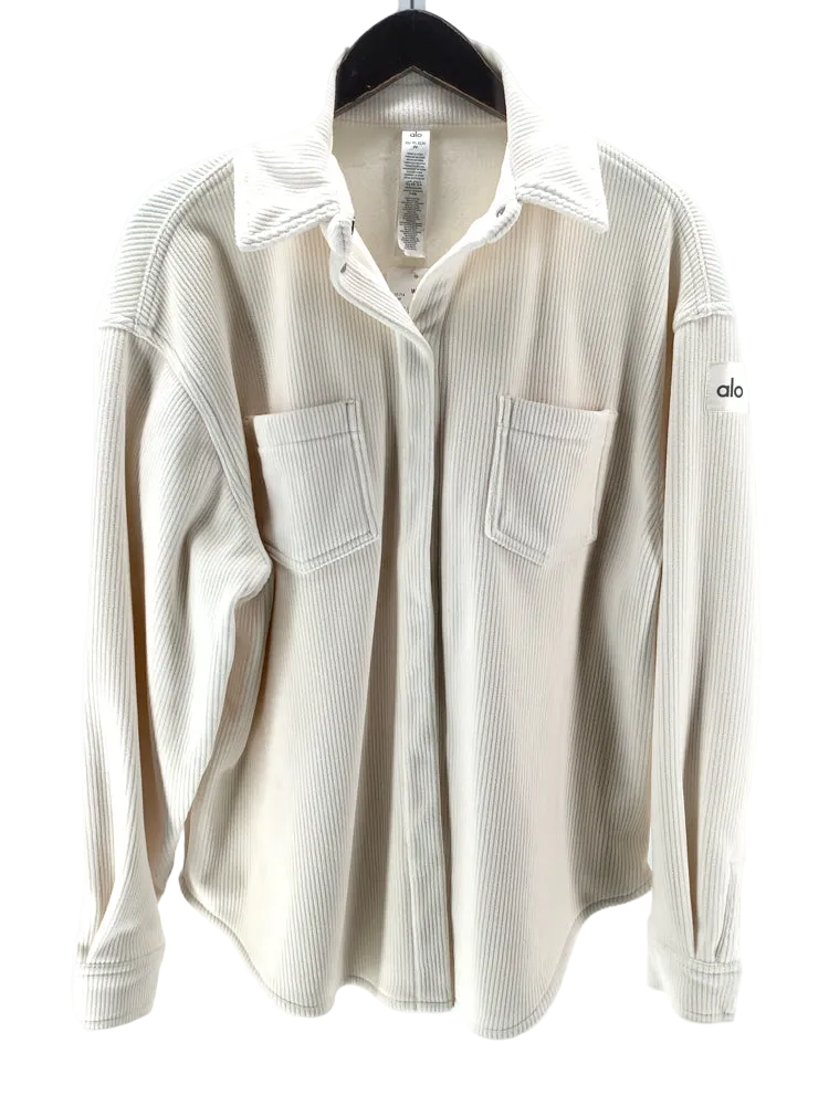 Alo Size XS Cream MOUNTAIN SIDE Shirt