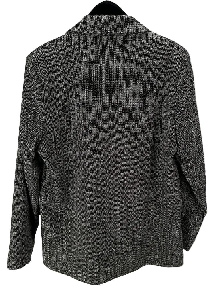 Omai Size M Black & White Blazer