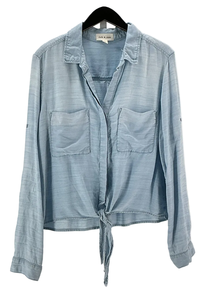 Cloth & Stone Size XL Blue Shirt