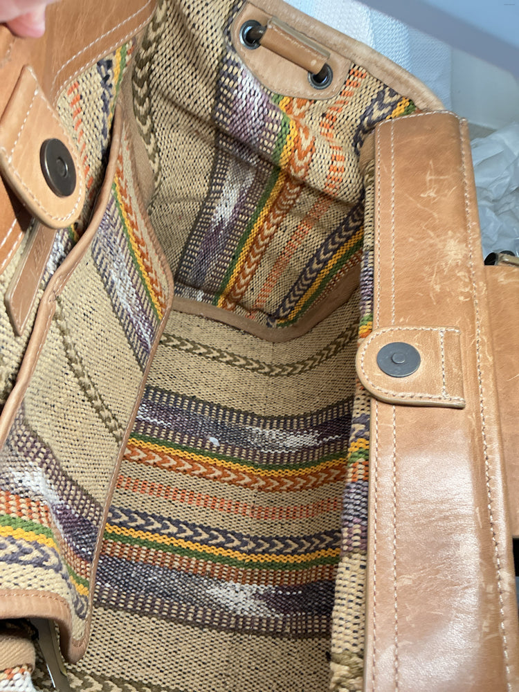 Frye Tan Multi Riviana Handbags