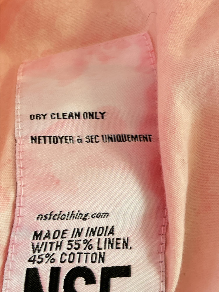 NSF Size s/m Pink & White Blazer