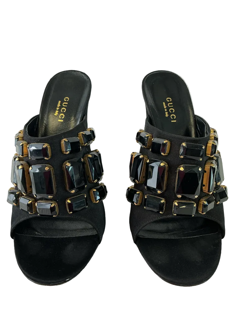 Gucci Shoe Size 6.5/7 Black Heels