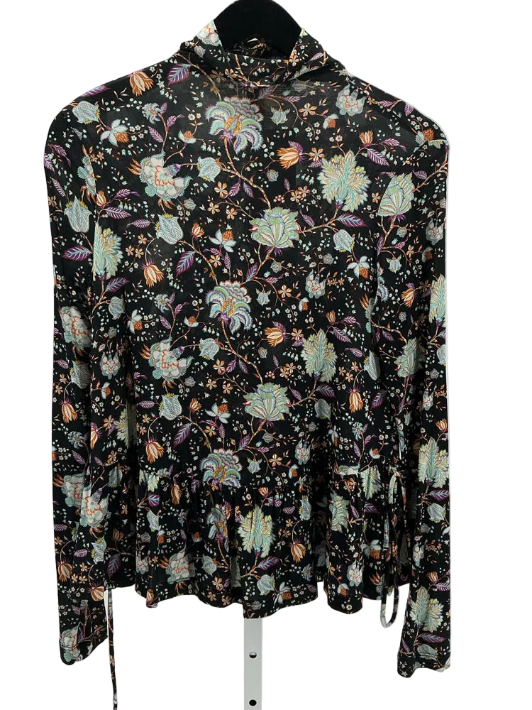 Ulla johnson Size M Black multi Eve Shirt
