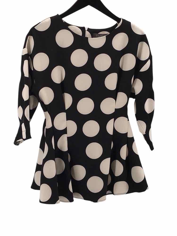 Gracia Size S Black & White Shirt