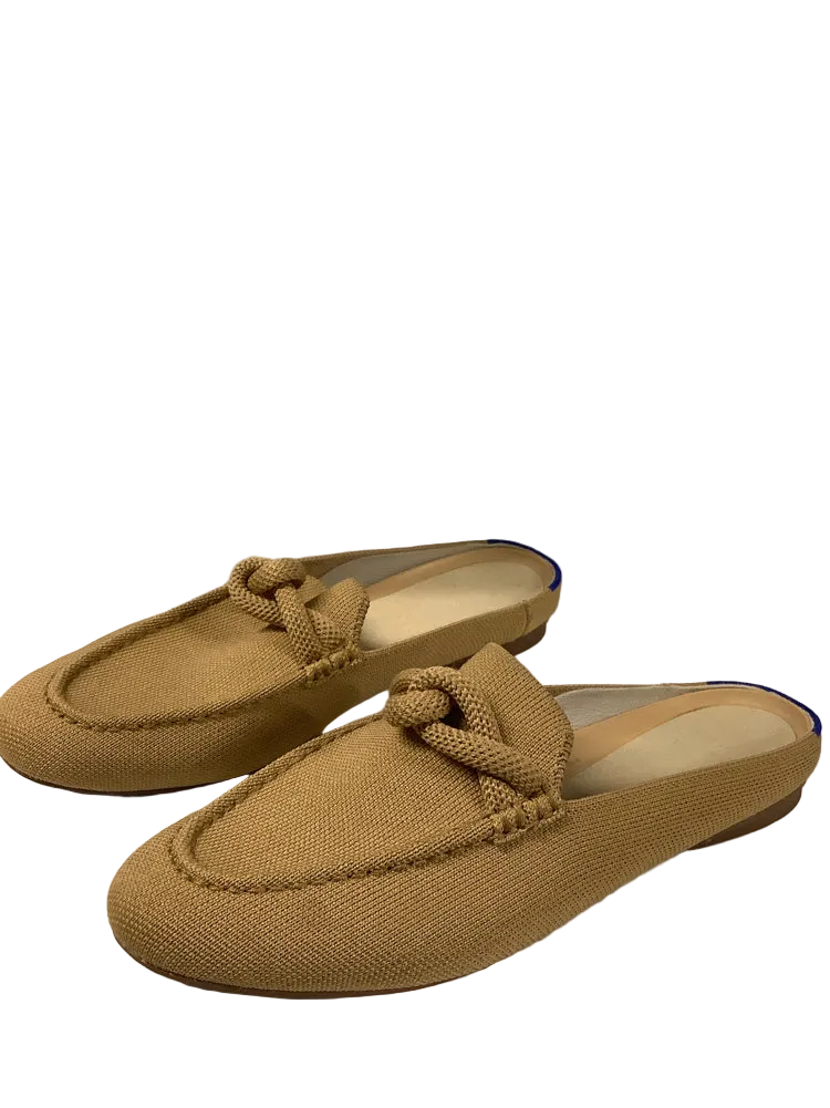 Rothy's Shoe Size 7 Tan The Loafer Mules