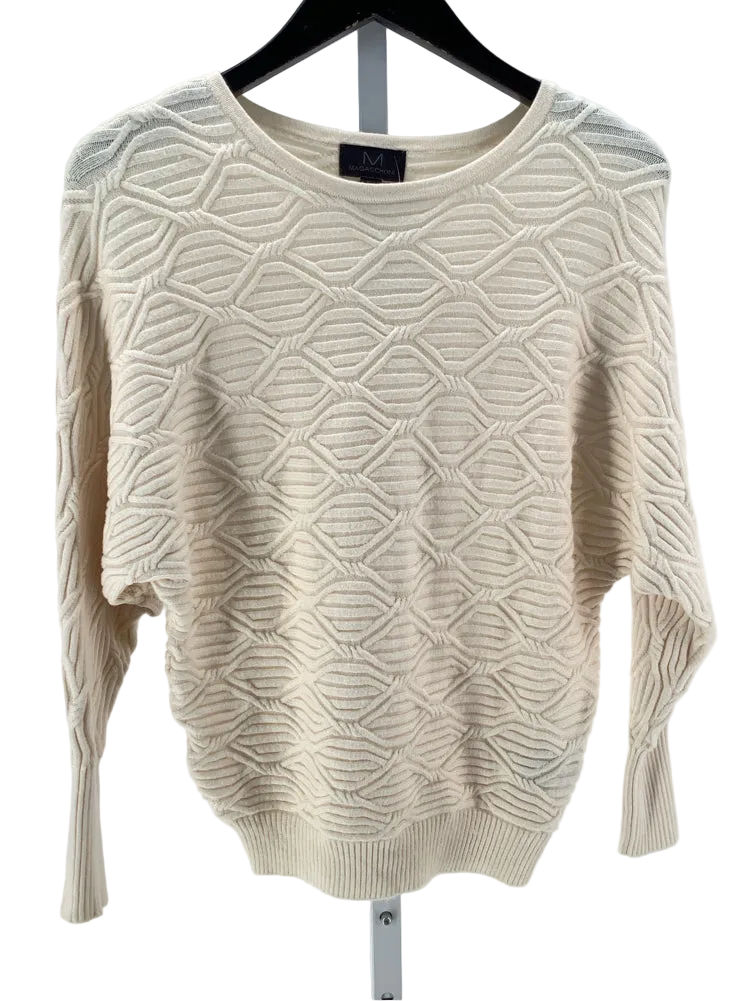 Magaschoni Size XS Cream Sweater