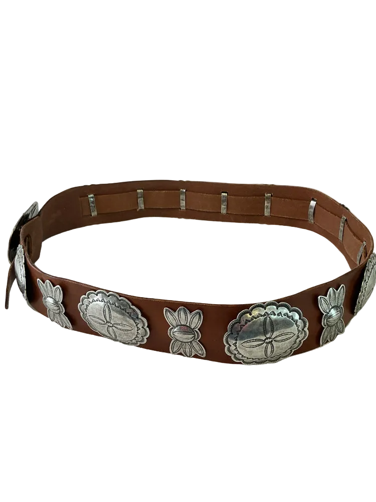 Ralph Lauren Brown & Silver Belt