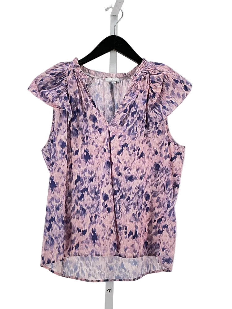 Rails Size M Pink & Blue Shirt