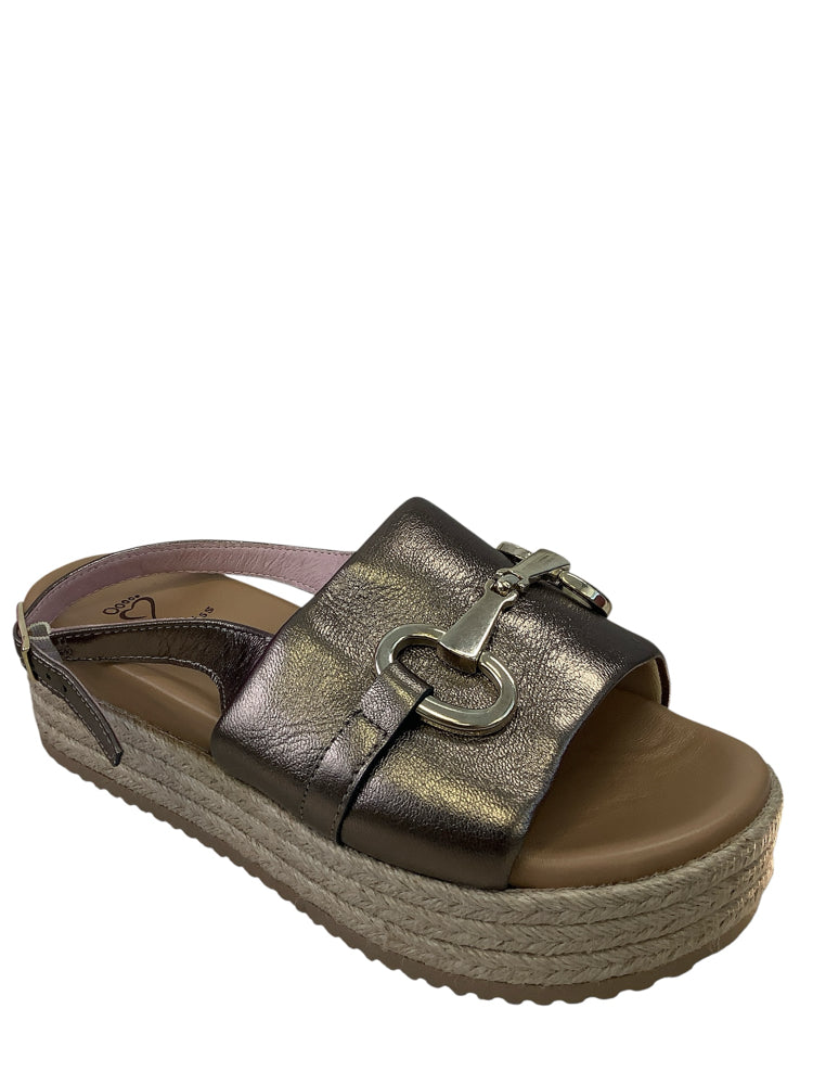 Sole Bliss Shoe Size 7 Silver Bree Sandals