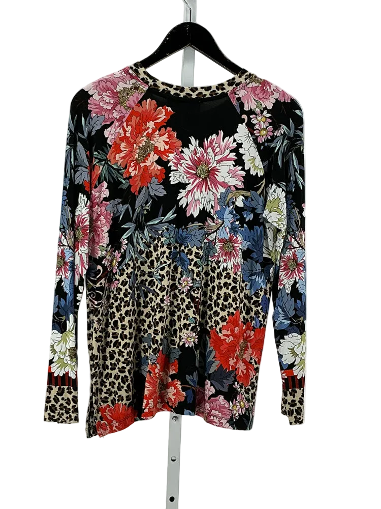 Johnny Was Size M Black multi Shirt