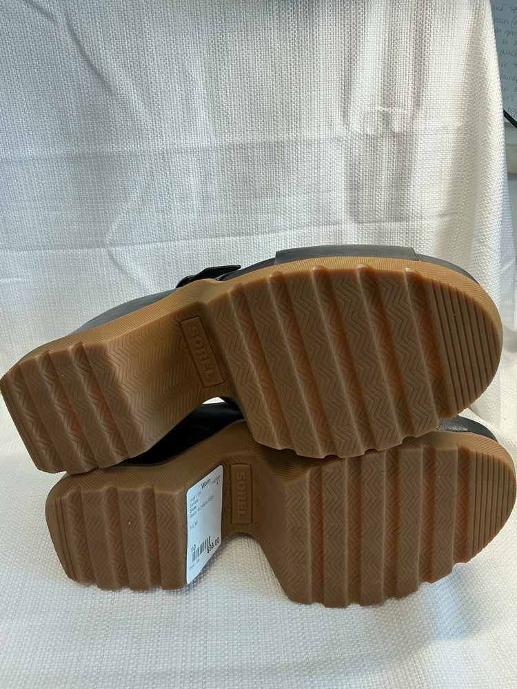 Sorel Shoe Size 10 Black ROAM'N RISE Sandals