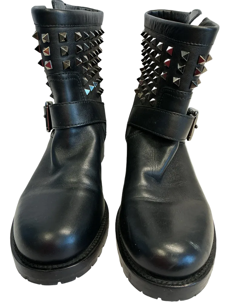 Valentino Shoe Size 9 Black Booties