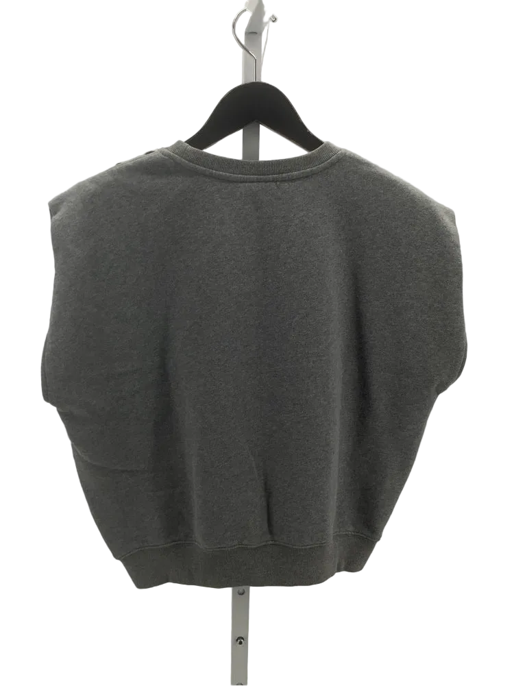 Clare V. Size S Gray Le Vest Sweatshirt