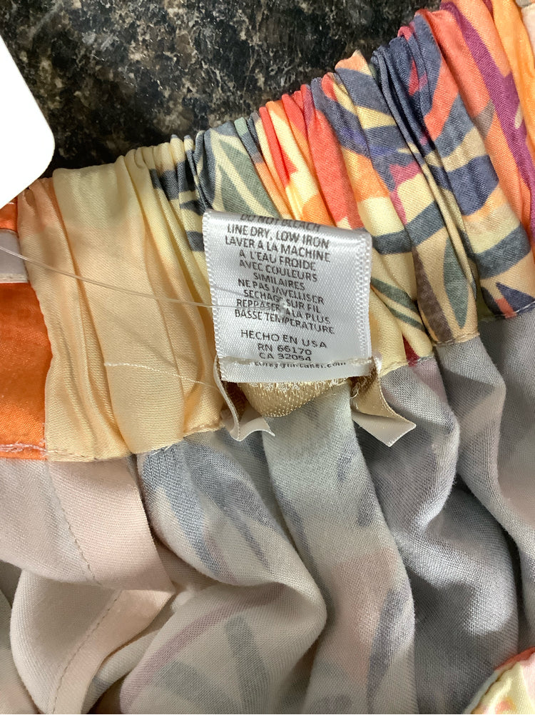 Corey Lynn Calter Size M Tan Multi Thalia Dress