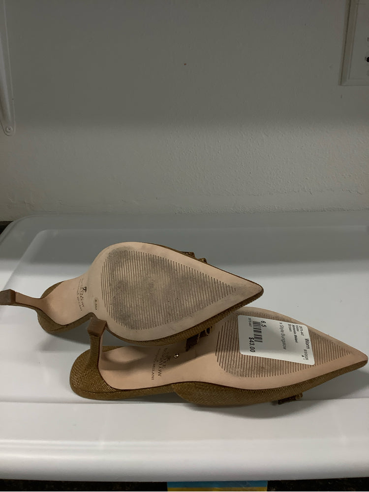 Antonio Melani Shoe Size 6.5 Brown Mules