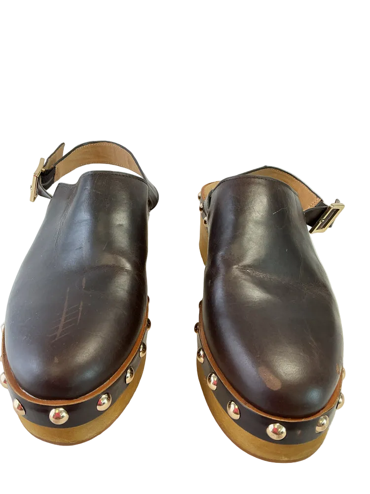 Kelsi Dagger Shoe Size 9.5 Brown Clogs
